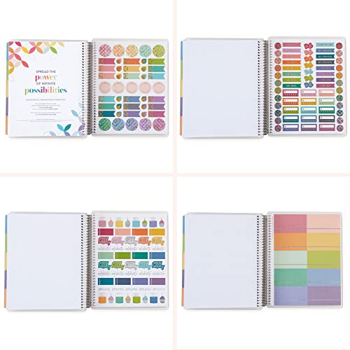 7" X 9" 12 Month Undated Spiral Bound Life Planner - Signature Layers Cover + Layers Interior Pages. Undated Vertical Weekly And Monthly Agenda By Erin Condren. #TOP6