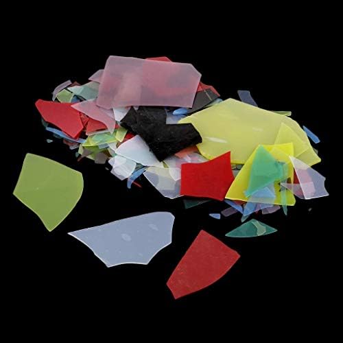 COE90 Dichroic Glass Mix Color & Shapes Fusing in Glass Microwave Kiln Fusing Glass Confetti 2 Bags (56g)