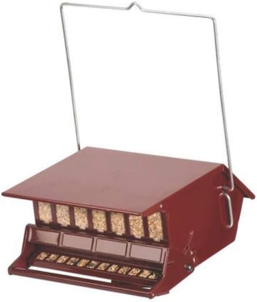 Heritage FarmsBird's Choice Squirrel Proof Bird Feeder, Red