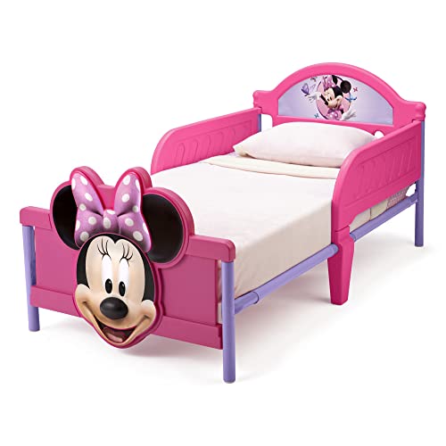 Delta Children 3D-Footboard Toddler Bed, Disney Minnie Mouse #TOP1