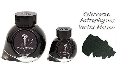 Image of Colorverse Ink - Astrophysics - Vortex Motion (65ml & 15ml) Fountain Pen Ink