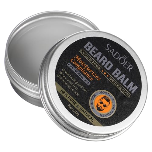 Beavorty Bálsamo Para El Cuidado De La Barba Manteca Para Barba Para Hombres Cuidado De La Barba Para Hombres Suavizante De Barba Bálsamo Para Peinar La Barba Crema Hidratante Para