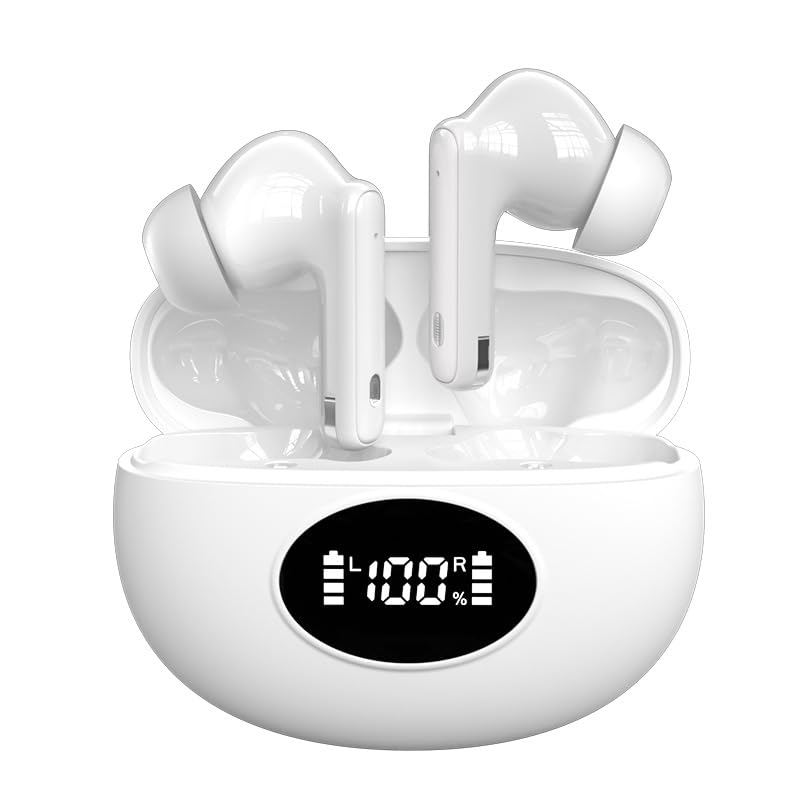 Wireless Earbuds Sports in-Ear Bluetooth 5 4 Headphones with Microphone HiFi Sound Quality Call Noise Reduction Portable for