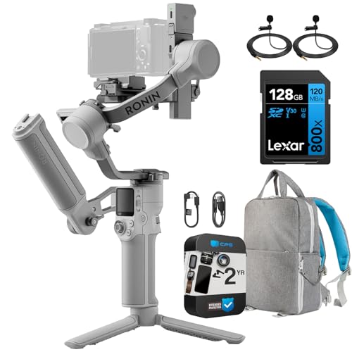 DJI RS 4 Mini Combo Gimbal Stabilizer for Camera, Auto Axis Locks...