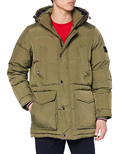 Tommy Hilfiger Herren Tommy Down HDD Parka Jacke, Utility Olive, L