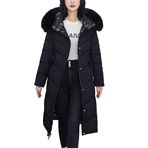 Manteau hiver long femme contre le froid doudoune imperméable