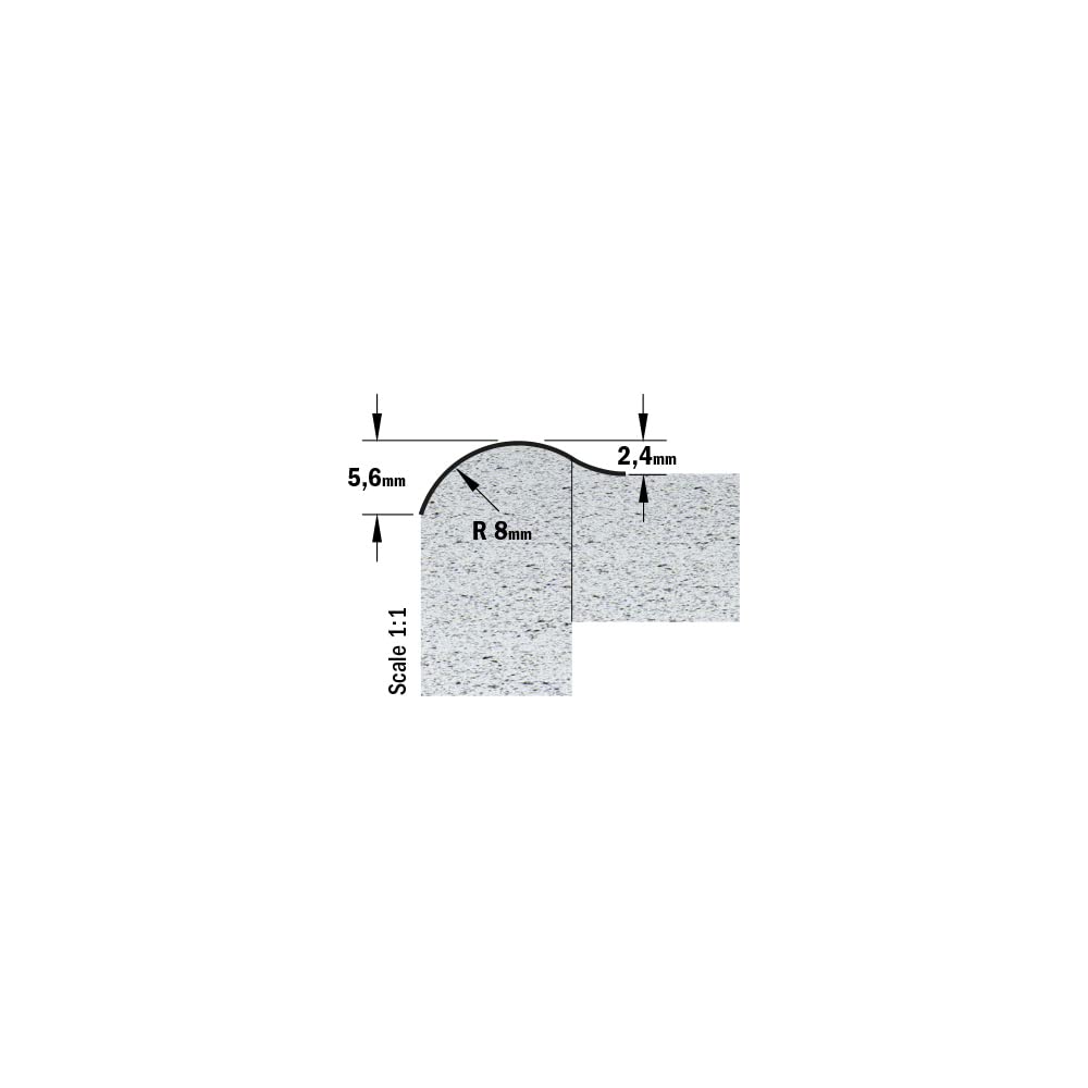 CMT 980.531.11 FRAISE POUR COIN SUPÉRIEUR AVEC ROULEMENT HW S=12 D=25,4X22 R=7,93