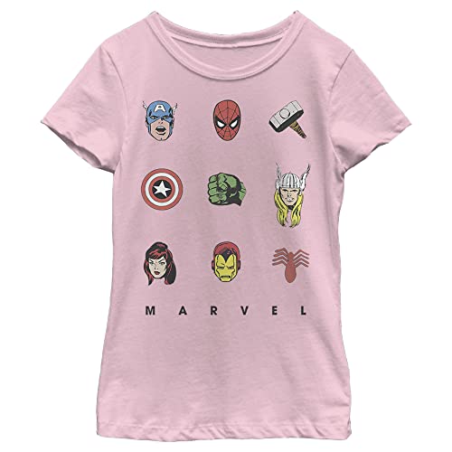 Marvel Girl's Retro Icons T-Shirt