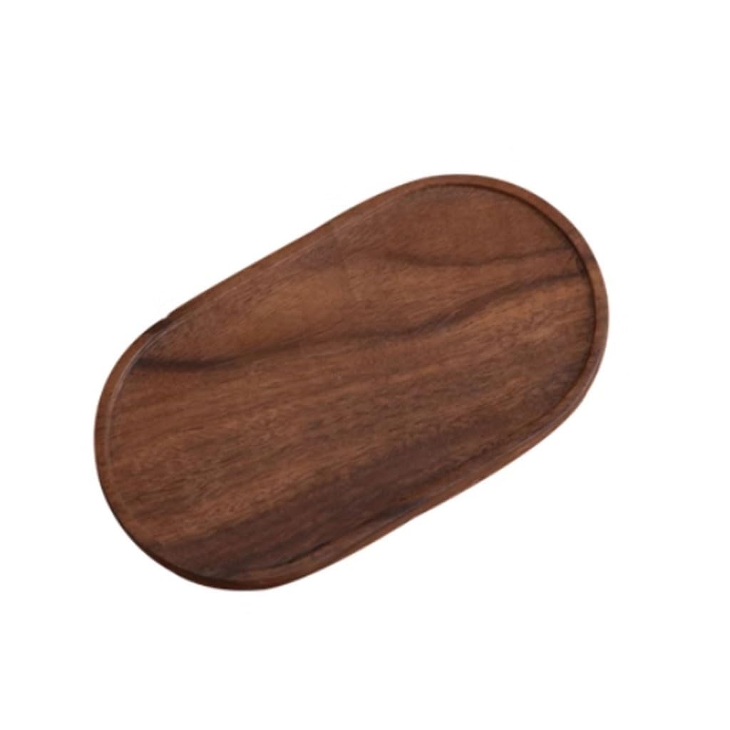 Bandeja de Madera Maciza para Servir - Bandeja pequeña de Burbujas para Mesa de té y Escritorio de la Sala café y refrigerios - Decoración Elegante para el hogar y Elemento es