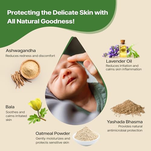 Image of Talc Free Baby Powder - For Babies & Kids, Baby Powder For Kids, Baby Skin Care, Hypoallergenic, Talc Free Powder, Heals Diaper Rashes, Quick Moisture Absorbing, 100 GM (Pack of 2)