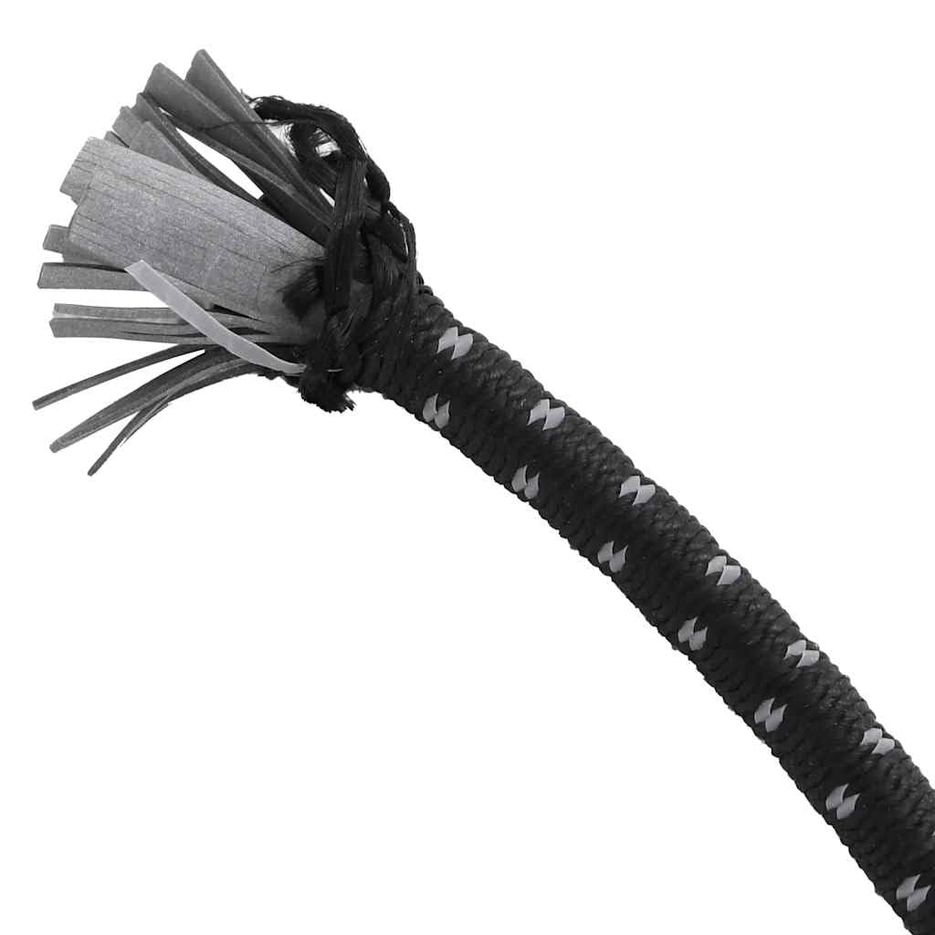 Lot de 50 cordons élastiques réfléchissants avec crochets 59 cm PP et caoutchouc 8 mm jusqu'à 50 kg pour accessoires de tente, corde de tempête, corde de tente, corde de tente, camping
