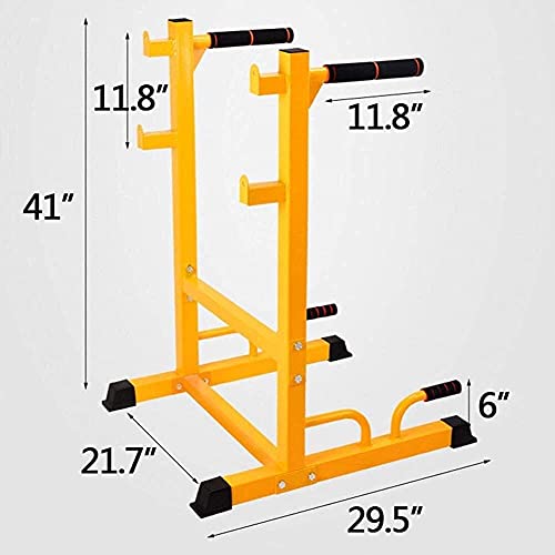 OTQEFTN Squat Barbell Free Bench Press Stands Home Gym Professional Barbell Rack Stand, Adjustable Dumbbell Squat Rack Stand Bench Press Rack Dipping Station Weight Ben