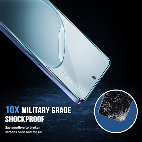 Image of FIRST MART Tempered Glass for Oppo F31 Pro Plus, 9H 0.3 mm Full-Glue Screen Protector with Cable Protector, 3D Edge-to-Edge, HD Clear, Case-Friendly, Black, Pack of 1