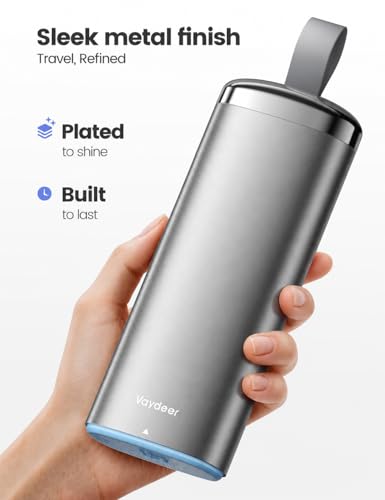 Image of Vaydeer Metal Pill Organizer 2 Times a Day, AM PM 7 Day with Desiccant