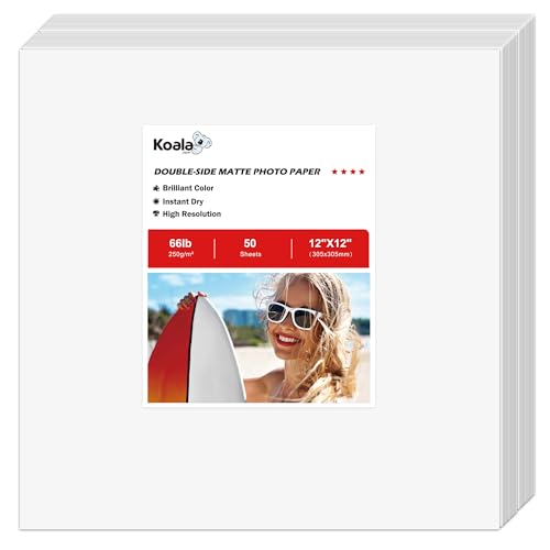 Koalaʃ}bgʐ^p 12x12C`  50 250gsm CNWFbgv^[ƐCNɑΉ