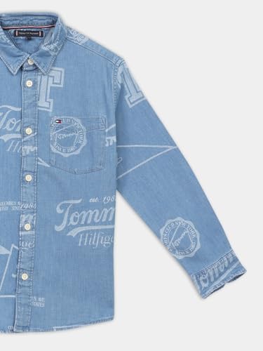 Image of Boys Checks Regular Fit Cotton Shirt