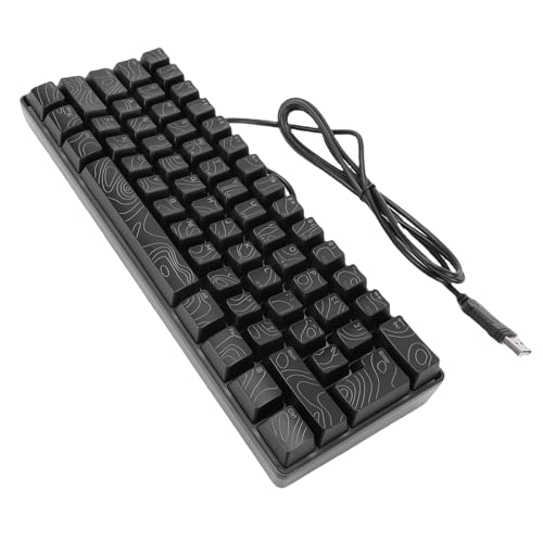 Clavier de jeu mécanique 61 touches noir rétroéclairé RVB compact