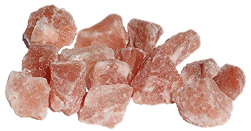 Foto von Salzbrocken Kristallsalz aus einem Vorgebirge des Himalaya Punjab/Pakistan 1kg Salzsteine Steinsalz Brocken