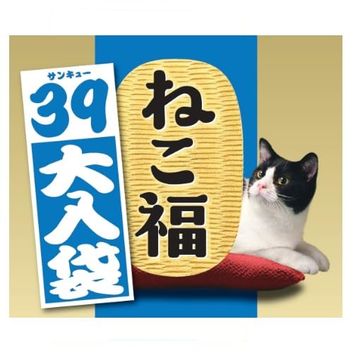 Amazon.co.jp: ねこ福 39大入り袋 シーフード仕立て 117g(3g×39袋