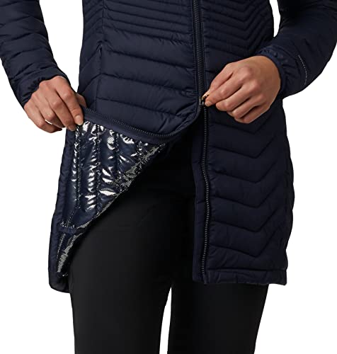 Image of Columbia Women Solid Powder Lite Mid Jacket Hoodie