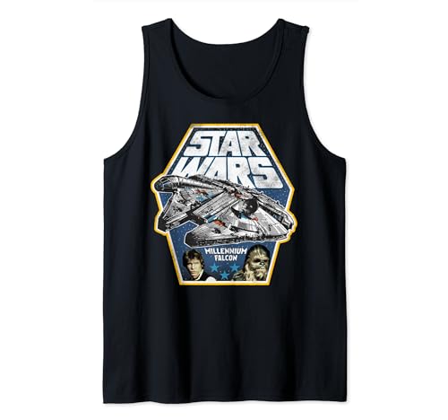 Débardeur Star Wars Millennium Falcon idéal pour le style urbain et les festivals d'été