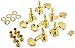 1set 3L3R grover - style tunning pegs Tuners Machine Heads Gold
