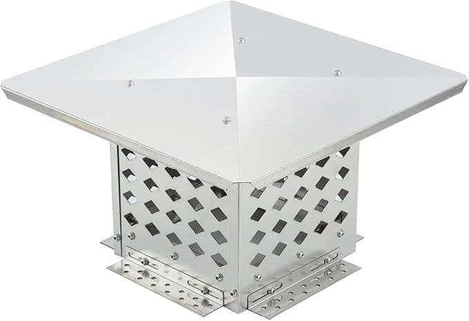 Chapeau de cheminée résistant aux intempéries et durable