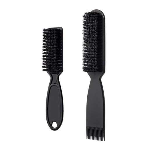 Bartreinigungsbürste, Bart-Styling-Bürste, Rasierwerkzeug, Schnurrbart-Pinsel, Haarreinigungsbürste für Vater und Ehemann, 2 Stück