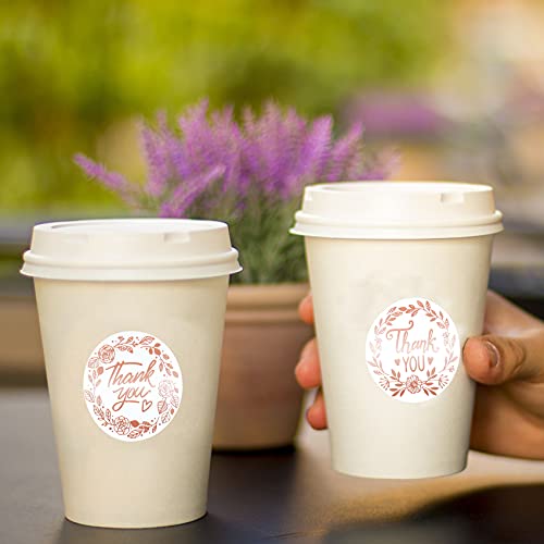 Abenkle 500 Pcs 1.5" Rose Gold Thank You Stickers For Supporting My Small Business Stickers, Envelope Seals, Thank You Labels For Greeting Cards, Gift Wraps For Birthday, Christmas, Thanksgiving #TOP6