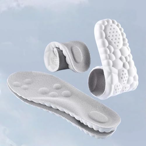 Image of Insoles Men, Shoe Inserts for Men, 4D Cloud Insoles for Men and Women, Steeper Insoles for Boots & Sneakers, Cuttable, Anti Fatigue, Shock Absorption, Foot Pain Relief (S:Women5.5-8.5)