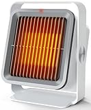 1614円お得!セラミックヒーター 電気ヒーター 小型 600W/400W 省エネ 静音 ミニ 節電 2段階切替 セラミックファンヒーター 2秒速暖 転倒オフ 過熱保護 角度調節可 超軽量 持ち運び簡単 暖房 足元 トイレ 脱衣所 卓上対応