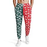 NELife Christmas Sweatpants for Men Lightweight Joggers Casual Track Pants for Workout Gym Running Jogging, Large
