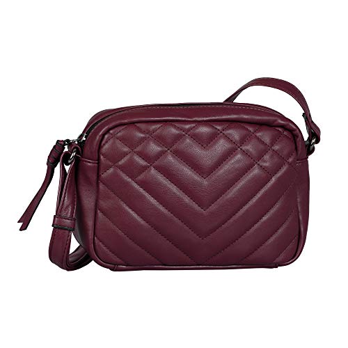 Tom Tailor Acc Jara, Bandolera para Mujer, Burdeos, S