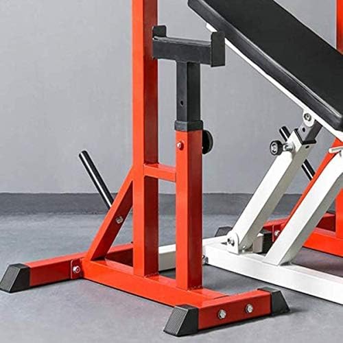 Soporte multifunción ajustable para sentadillas para gimnasio en casa, entrenamiento de fuerza y entrenamientos de cuerpo completo, diseño que ahorra espacio