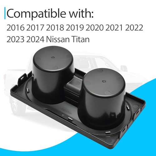 Portavasos para Consola Central Nissan Titan 2016-2024 miniatura 2