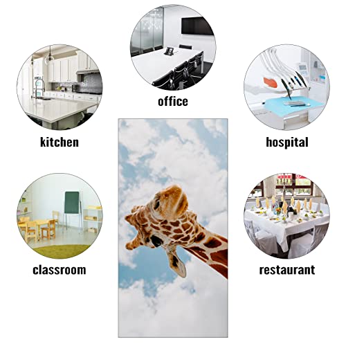 Image of Fluorescent Light Covers for Classroom Ceiling Lights - 2x4ft Backlit Film for Fluorescent Fixtures, Easy to Install - School, Office, Sensory, Improve Focus, Eliminate Headaches - Giraffe