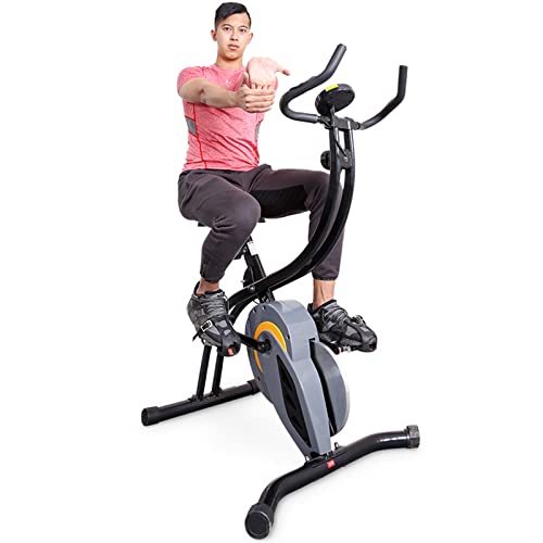 Image of Exercise Bike Home Spinning Bike Ultra Quiet Indoor Weight Loss Magnetic Control Pedal Exercise Foldable