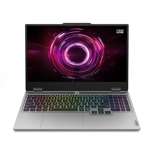لابتوب للألعاب لينوفو 15AHP10 لوك، ايه ام دي رايزن 7 250، ذاكرة رام 16GB، هارد SSD 512GB، RTX 5050 8GB، شاشة 15.6 بوصة 144Hz، نظام تشغيل دوس، رمادي لونا، 83JG002BED