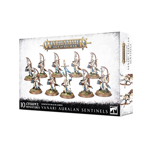 Warhammer AoS Vanari Auralan Sentinels figurines jeu stratégie Lumineth