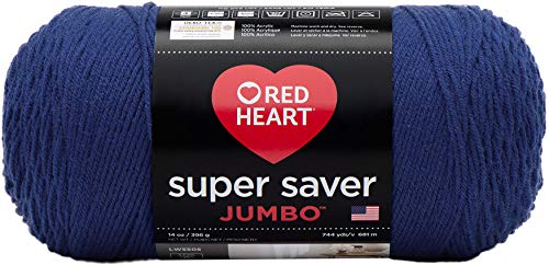 Image of RED Heart RED Heart Super Saver Jumbo Yarn, Royal