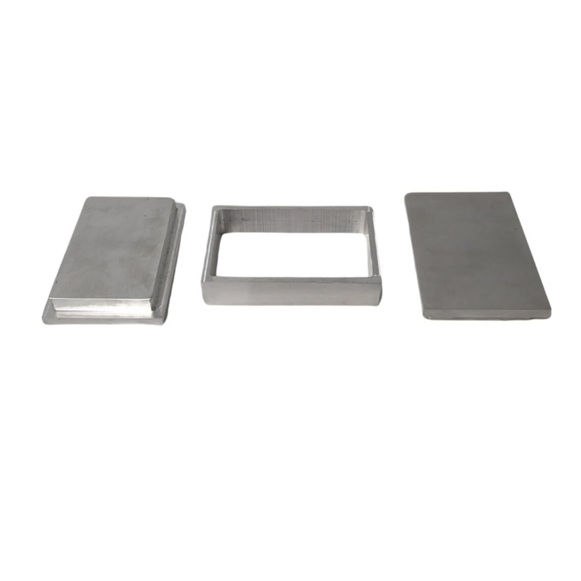 Moule Pre Press 2x4 Pouces Pour Presse à Chaleur - Aluminium Aviation 6061, Lisse