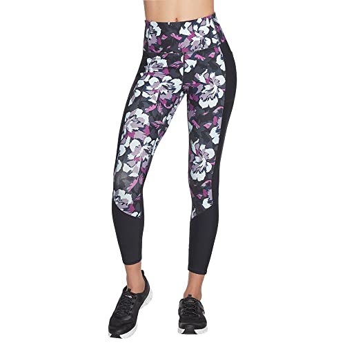 Skechers Go Walk High Waisted Leggings Orchid Bloom Md #TOP8
