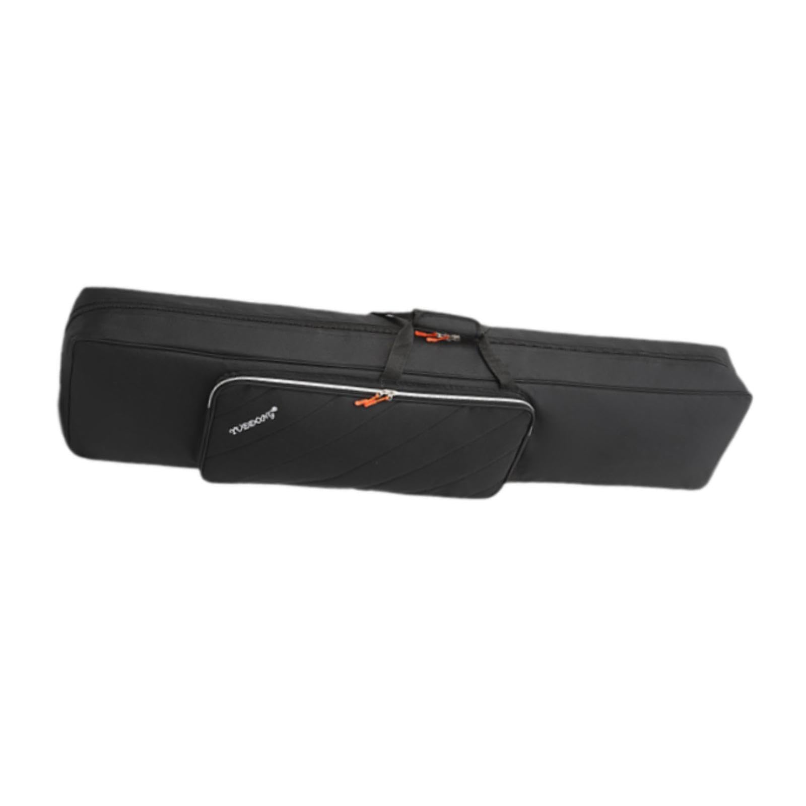 Dick gepolsterte Tasche für E Pianos und E Orgeln mit integrierten Gurten für lange Haltbarkeit. 88 Tasten Keyboardtasche/Piano Tragetasche, Schwarz, 137 cm
