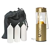 UCO Original Brass Candle Lantern Value Pack with 3 Candles and Storage Bag