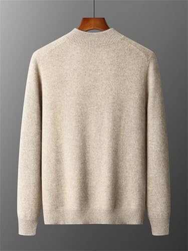 Men Zipper Wool Cardigan Cashmere Sweater Autumn Winter Thick Smart Casual Merino Wool Knitwear Tops2