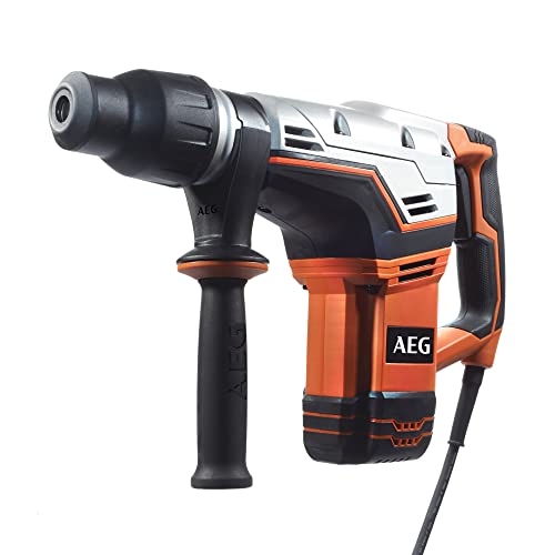 AEG - Perforateur burineur SDS Max 1100 Watts, 7,5 Joules EPTA, livré en coffret de transport avec sa poignée - KH5G
