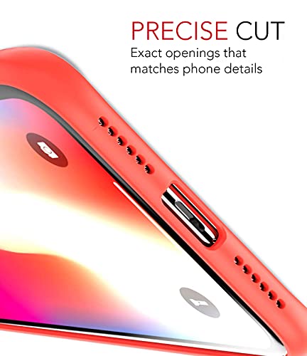 Image of KAPA Acrylic Hawkeye Clear Camera Lens Protector Back Cover Compatible for Apple iPhone XR (Red)