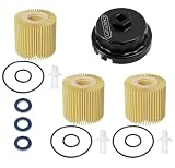 CAROTUPY Oil Filter Wrench Socket and 04152-YZZA1 Engine Oil Filter Kit