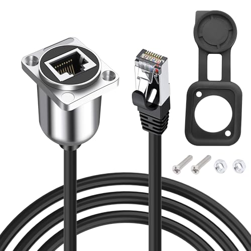 Câble Ethernet CAT6A RJ45 Gigabit mâle femelle robuste