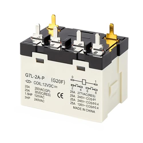 Relais G7L-2A-P 12VDC de puissance 25A pour circuit imprimé